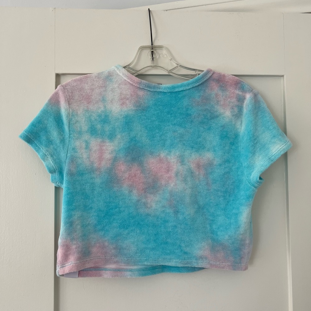 Divided/H&M NWT Lazy Wave Terry Cloth Crop Top